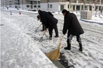 书记扫雪应该赢得掌声